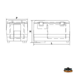 TREM FRIGO CONGELATORE PORTATILE A POZZETTO 40 LITRI