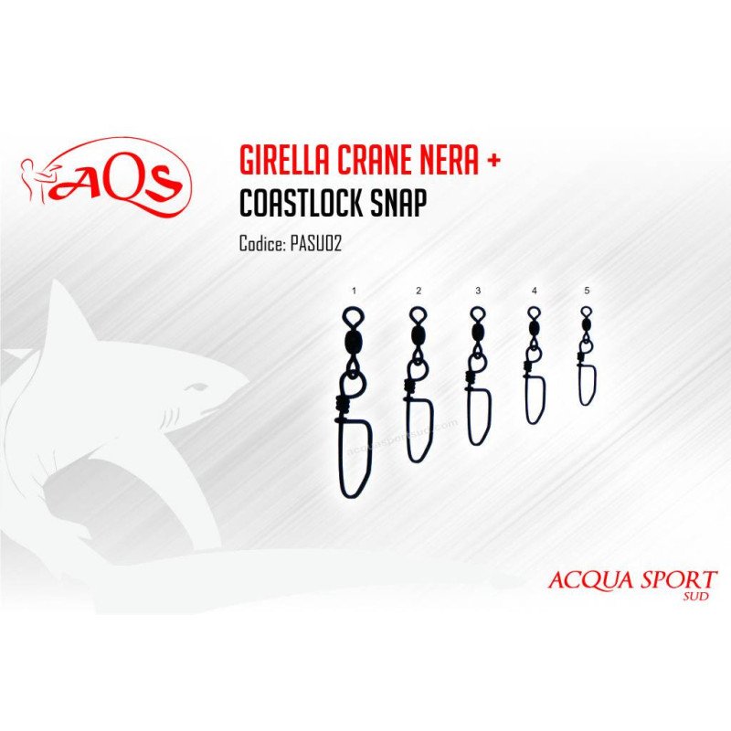 AQS GIRELLE CRANE + COASTLOCK BIG GAME BLACK