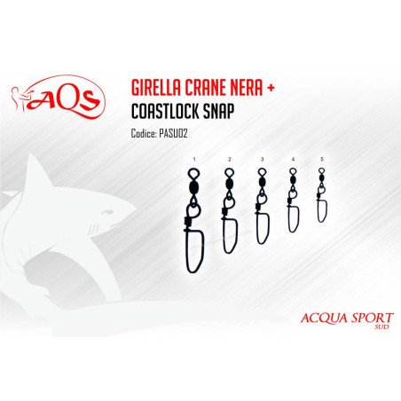 AQS GIRELLE CRANE + COASTLOCK BIG GAME BLACK