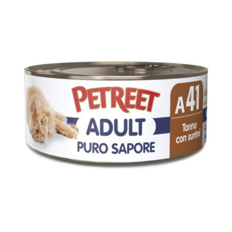 PETREET PURO SAPORE ADULT A41 TONNO CON SURIMI 70GR