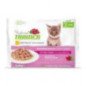 NATURAL TRAINER FLOW PACK KITTEN E YOUNG POLLO 4X85GR