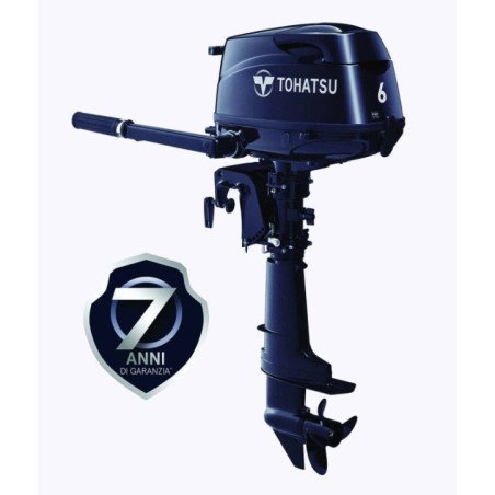 TOHATSU FUORIBORDO 4 TEMPI 6HP 7 ANNI DI GARANZIA