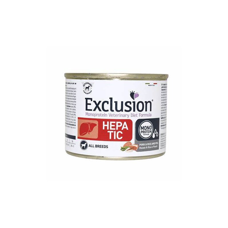 EXCLUSION DIET HEPATIC ADULT MAIALE E RISO ALL BREED 200GR
