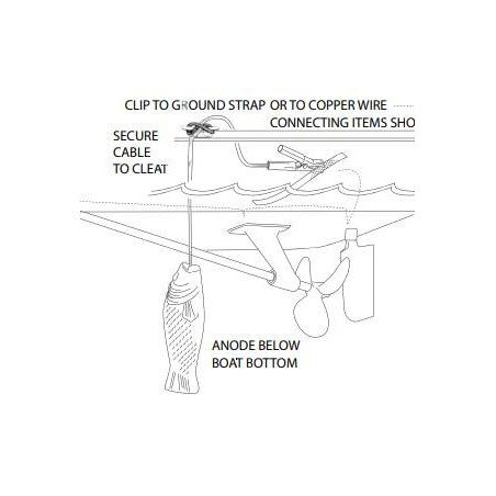 MARTYR ANODO A SOSPENZIONE IN ZINCO PESCE