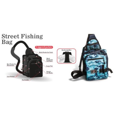 MOLIX BORSA A TRACOLLA STREET FISHING BAG CAMO