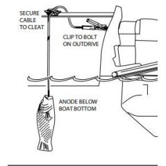 MARTYR ANODO A SOSPENZIONE IN ZINCO PESCE