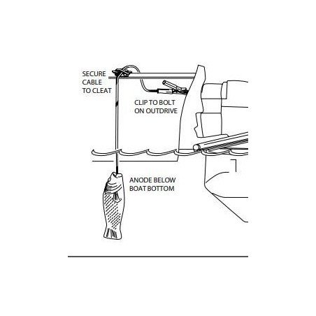 MARTYR ANODO A SOSPENZIONE IN ZINCO PESCE