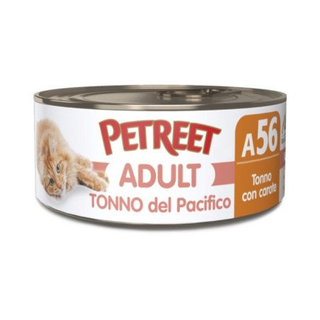 PETREET TONNO DEL PACIFICO ADULT A56 TONNO CON CAROTE 70GR