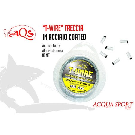 AQS TRECCIA ACCIAIO AUTOSALDANTE 10MT