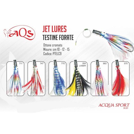 AQS JET LURES CON FORI 10CM