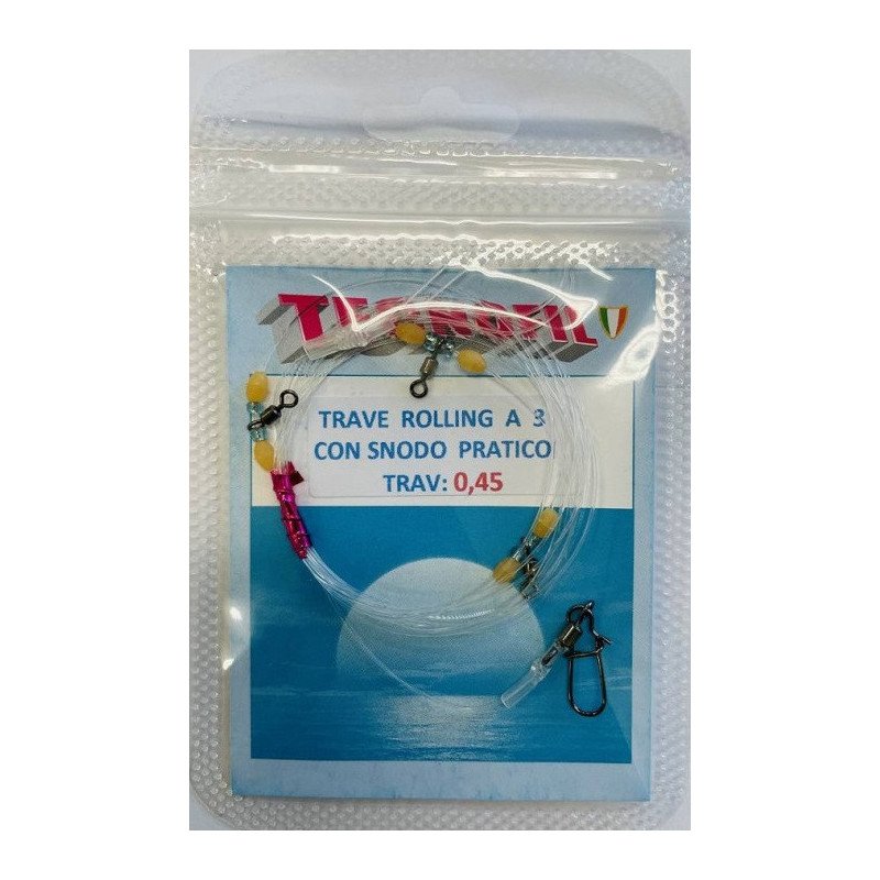 TECNOFIL TRAVE ROLLING LUNGHEZZA 1.80MT CON 3 GIRELLE