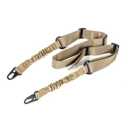CINGHIA A DUE PUNTE BLACK RIVER STD COLORE TAN 100% NYLON