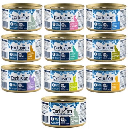 EXCLUSION UMIDO MONOPROTEICO PER GATTI 85GR