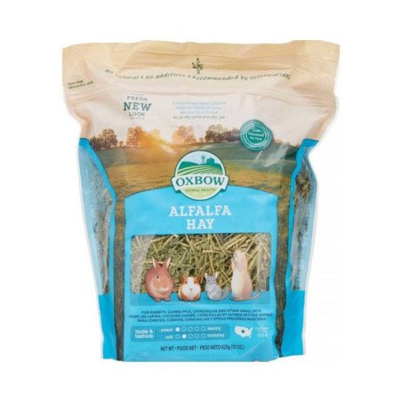 OXBOW ALFALFA HAY FIENO PER ANIMALI GIOVANI 425GR