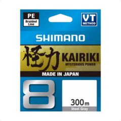 SHIMANO TRECCIATO KAIRIKI X8 STEEL GRAY 300 MT