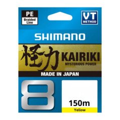 SHIMANO TRECCIATO KAIRIKI X8 CAPI YELLOW 150 MT