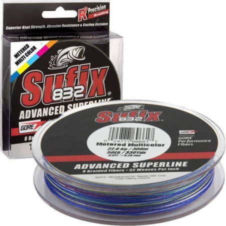 SUFIX TRECCIATO 832 300MT MULTICOLOR