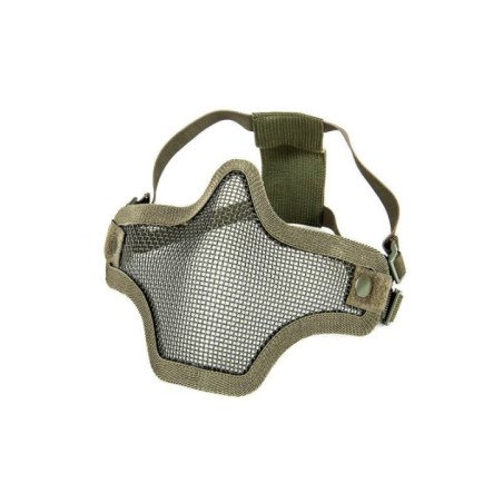 PHANTOM MASCHERA A MEZZO VISO CON COPERTURA IN ACCIAIO GREEN