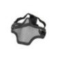 PHANTOM MASCHERA A MEZZO VISO CON COPERTURA IN ACCIAIO BLACK