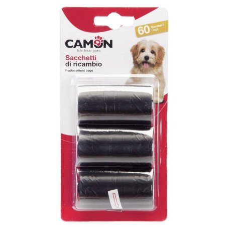 CAMON SACCHETTI DI RICAMBIO DA 20 BUSTINE PER 3 ROTOLI