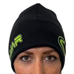 SALVIMAR CAPPELLO IN PILE NERO CON SCRITTA VERDE