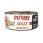 PETREET SFILACCETTI ADULT A25 POLLO CON OLIVE NERE 70GR