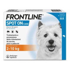FRONTLINE SPOT ON CANI 2-10KG 3 PIPETTE