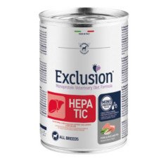 EXCLUSION CANE UMIDO DIET HEPATIC MAIALE E RISO 400GR