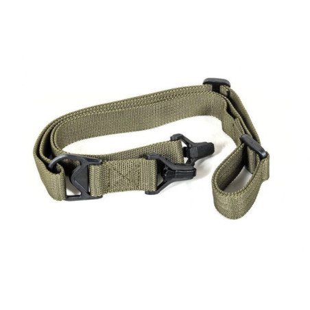 CINGHIA A DUE PUNTE BLACK RIVER SLING GREEN 100% NYLON