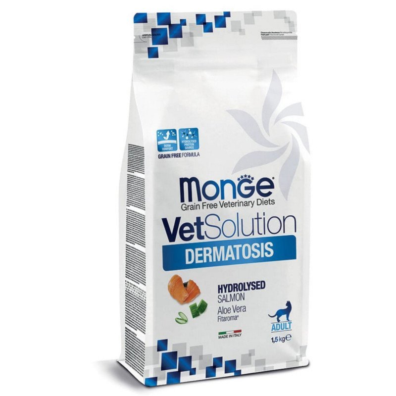 MONGE VETSOLUTION DERMATOSIS SALMONE 1.5KG