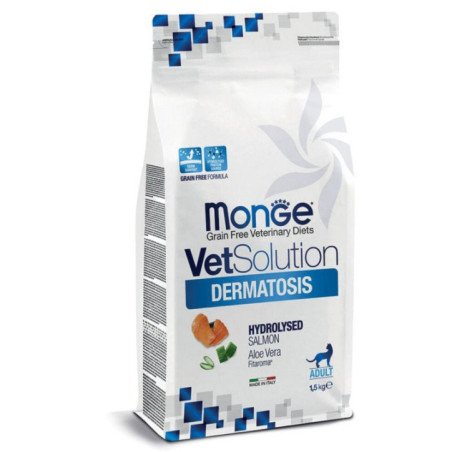 MONGE VETSOLUTION DERMATOSIS SALMONE 1.5KG