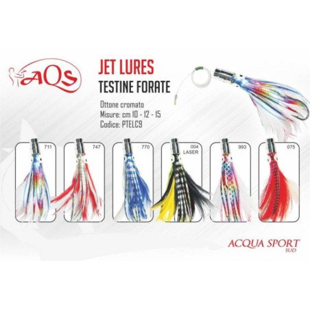 AQS JET LURES CON FORI 12CM