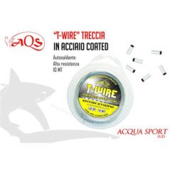 AQS TRECCIA ACCIAIO AUTOSALDANTE 10MT