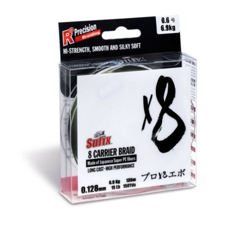 TRECCIATO SUFIX X8 150MT STEALTH GREEN