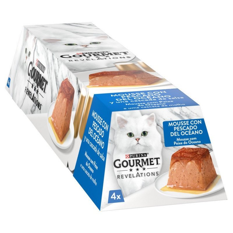 PURINA GATTO GOURMET REVELATIONS MOUSSE 4X57GR