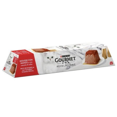 PURINA GATTO GOURMET REVELATIONS MOUSSE 4X57GR