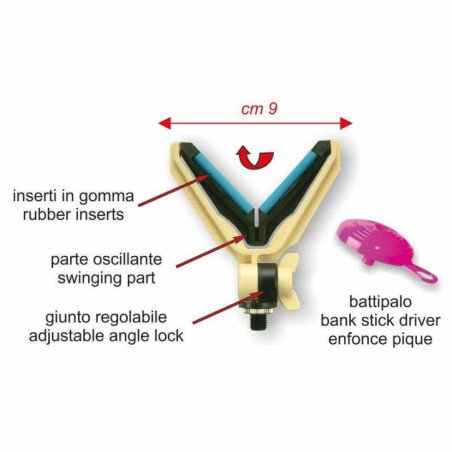 STONFO APPOGGIACANNE A V LUSSO BASCULANTE