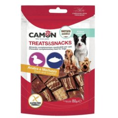 CAMON SNACK CUBETTI DI PESCE MERLUZZO 80GR