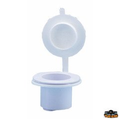 TREM PORTADOCCETTA BIANCO TONDO DA INCASSO