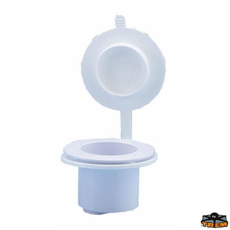 TREM PORTADOCCETTA BIANCO TONDO DA INCASSO