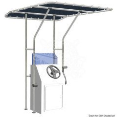 OSCULATI SUPPORTO LUCI DI VIA PER T-TOP IN ALLUMINIO