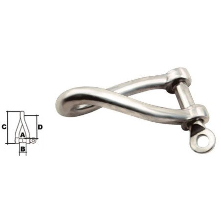 GRILLO RITORTO IN ACCIAIO INOX AISI 316