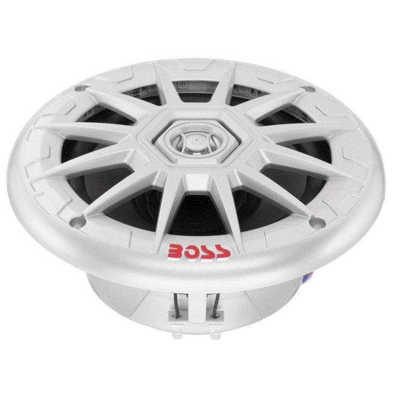 BOSS MARINE COPPIA ALTOPARLANTI MRGB65 LED BIANCHI