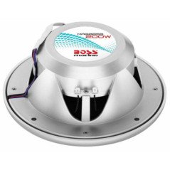 BOSS MARINE COPPIA ALTOPARLANTI MRGB65 LED BIANCHI