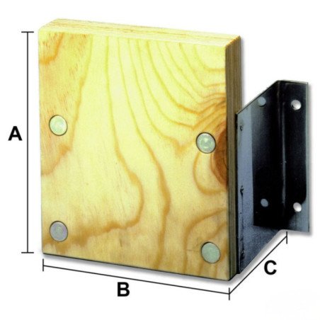 TREM SUPPORTO MOTORE PER FISSAGGIO A PARETE