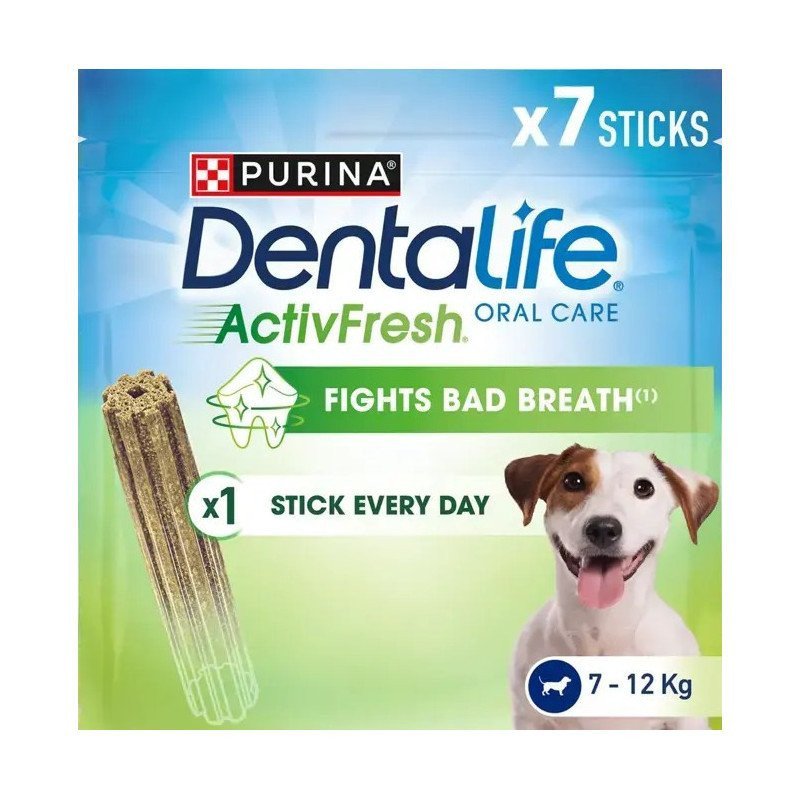 PURINA CANE STICKS DENTALIFE ACTIVFRESH SMALL 7-12KG