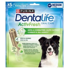 PURINA CANE STICKS DENTALIFE ACTIVFRESH MEDIUM 12-25KG