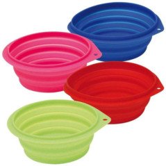 LEOPET CIOTOLA DA VIAGGIO IN SILICONE 500ML