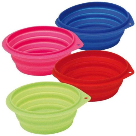 LEOPET CIOTOLA DA VIAGGIO IN SILICONE 500ML