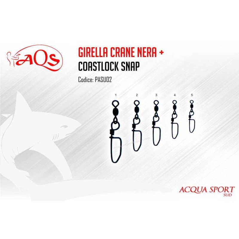 AQS GIRELLE CRANE + COASTLOCK BIG GAME BLACK